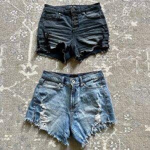 DISTRESSED JEAN SHORT BUNDLE - KENDAL & KYLE + INDIGO REIN